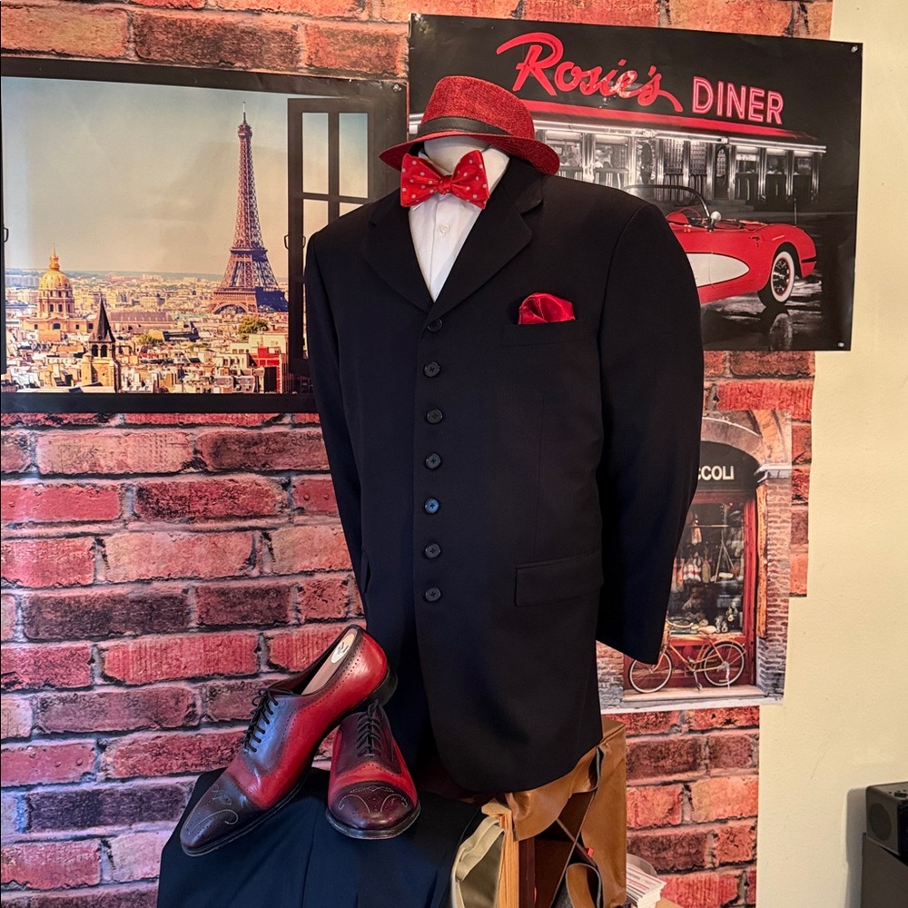 Customique Black Tailored Jacket - Picture 12 of 17